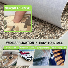 Hzchione  1x6 Small Diamond Camo Boat Flooring Texture EVA Foam Deck Marine Carpet for Fishing Boat Kayak Cooler RV Flooring Surfboard  Hzchione   