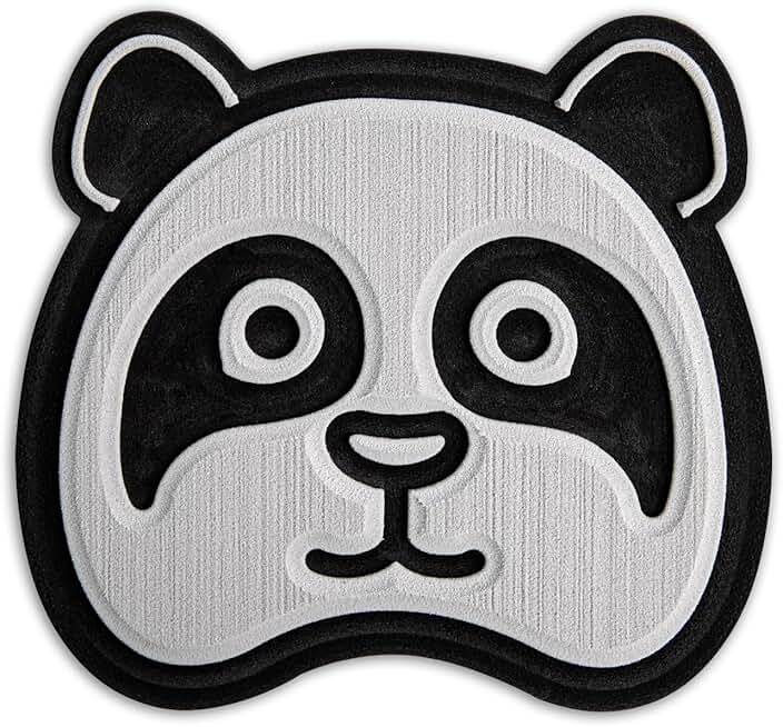 Snowboard Stomp Pad With 3M Adhesive Backing Self-Adhesive EVA Foam Stomp Mat  Hzchione Panda Head  