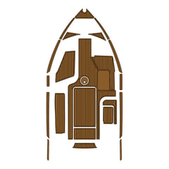 2014-2017 Axis T22 Eva Foam Boat Flooring Faux Teak Boat Deck Foam Boat Decking Marine Mat Cockpit Swim Platform Pads  Hzchione Light Brown Black  