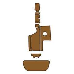 2013 Centurion Avalanche Swim Platform Cockpit Pad EVA Teak Decking Mat  Hzchione Brushed Light Brown Black 