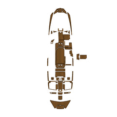 2021 Malibu M240 Eva Foam Boat Flooring Faux Teak Boat Deck Foam Boat Decking Marine Mat Cockpit Swim Platform Pads  Hzchione Light Brown Black  