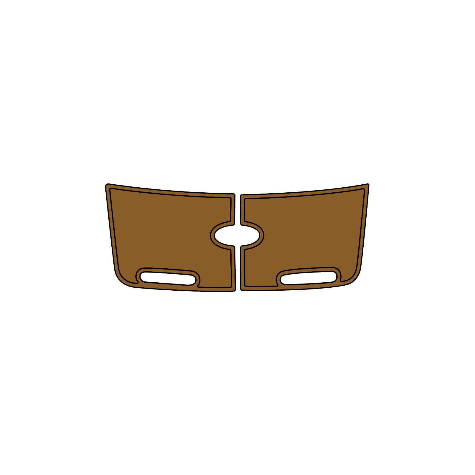 2001 MasterCraft Prostar Swim Platform Cockpit Pad EVA Teak Decking Mat  Hzchione Brushed Light Brown Black 