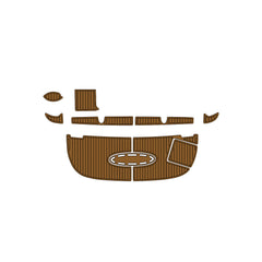 2007 Sea Ray Sundancer 320  Eva Foam Boat Flooring Faux Teak Boat Deck Foam Boat Decking Marine Mat Cockpit Swim Platform Pads  Hzchione Light Brown Black  
