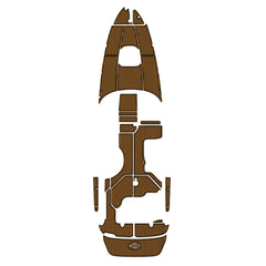 2007 Sea Ray Sundancer 260  Eva Foam Boat Flooring Faux Teak Boat Deck Foam Boat Decking Marine Mat Cockpit Swim Platform Pads  Hzchione Light Brown Black  
