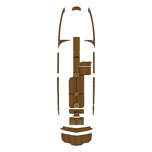 2021 MasterCraft NXT24 Swim Platform Cockpit Pad EVA Teak Decking Mat Hzchione