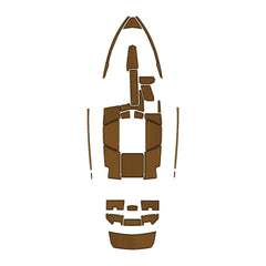 2019 Malibu TXi(Open Bow) Eva Foam Boat Flooring Faux Teak Boat Deck Foam Boat Decking Marine Mat Cockpit Swim Platform Pads  Hzchione Light Brown Black  