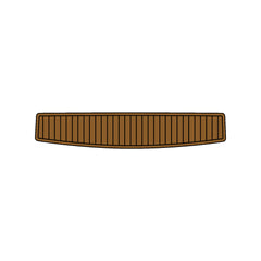 1995 MasterCraft 200 VRS Swim Platform Cockpit Pad EVA Teak Decking Mat  Hzchione Light Brown Black Faux Teak 