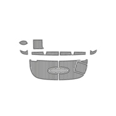 2007 Sea Ray Sundancer 320  Eva Foam Boat Flooring Faux Teak Boat Deck Foam Boat Decking Marine Mat Cockpit Swim Platform Pads  Hzchione Light Gray Black  