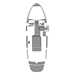 2022 Axis T220 Eva Foam Boat Flooring Faux Teak Boat Deck Foam Boat Decking Marine Mat Cockpit Swim Platform Pads  Hzchione Light Gray Black  