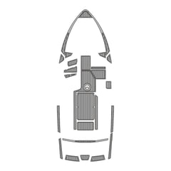 2018-2021 Axis T22 Eva Foam Boat Flooring Faux Teak Boat Deck Foam Boat Decking Marine Mat Cockpit Swim Platform Pads  Hzchione Light Gray Black  