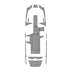 2013-2017 Axis A24 Eva Foam Boat Flooring Faux Teak Boat Deck Foam Boat Decking Marine Mat Cockpit Swim Platform Pads  Hzchione Light Gray Black  