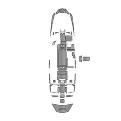 2021 Malibu M240 Eva Foam Boat Flooring Faux Teak Boat Deck Foam Boat Decking Marine Mat Cockpit Swim Platform Pads  Hzchione Light Gray Black  