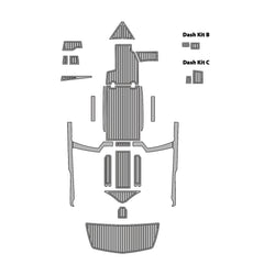 2019 Tige R23 Eva Foam Boat Flooring Faux Teak Boat Deck Foam Boat Decking Marine Mat Cockpit Swim Platform Pads Hzchione Light Gray Black