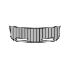 2000 MarsterCraft Maristar 210 Swim Platform Cockpit Pad EVA Teak Decking Mat  Hzchione Faux Teak Light Gray Black 