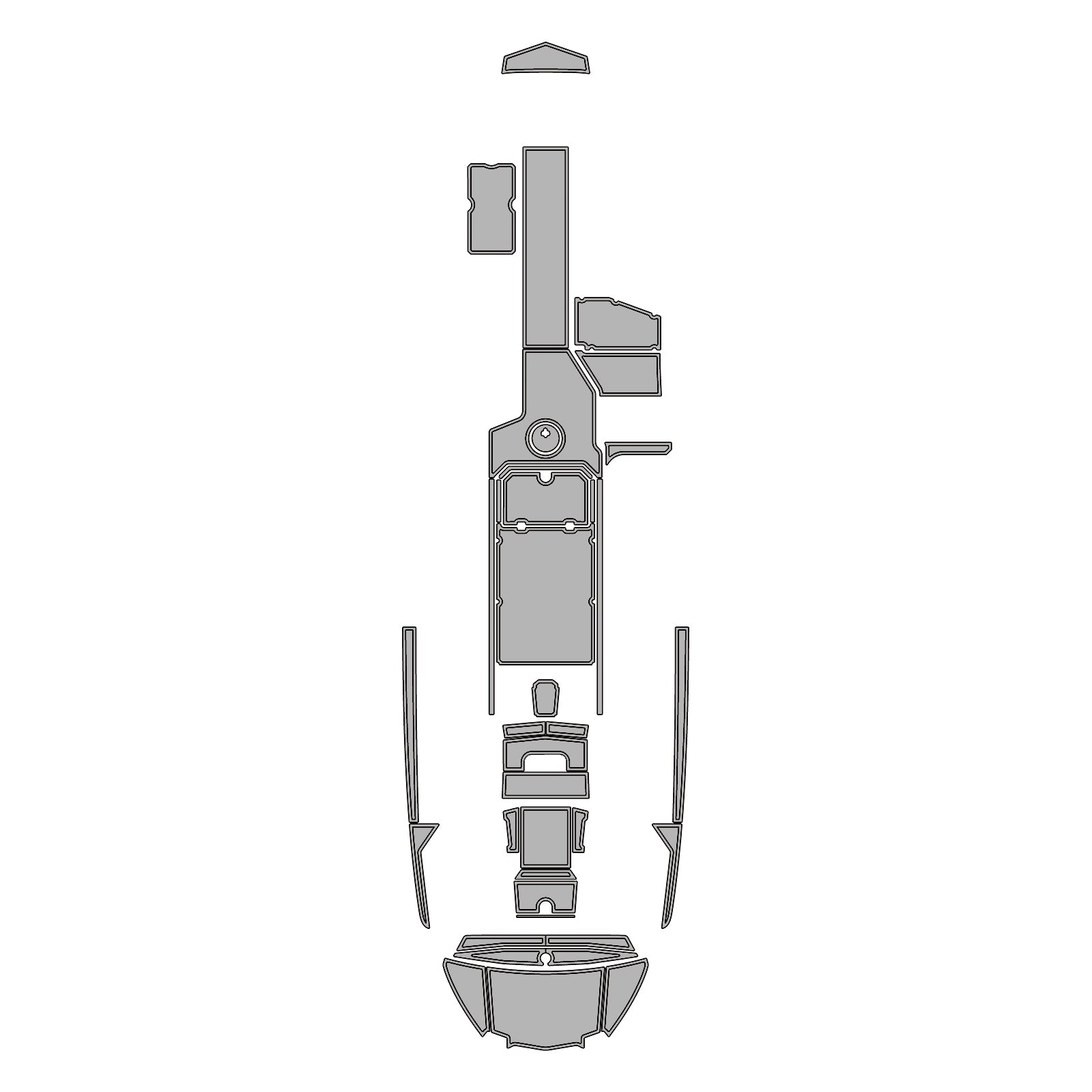 2021 Supra SE Swim Platform Cockpit Pad EVA Teak Decking Mat Hzchione