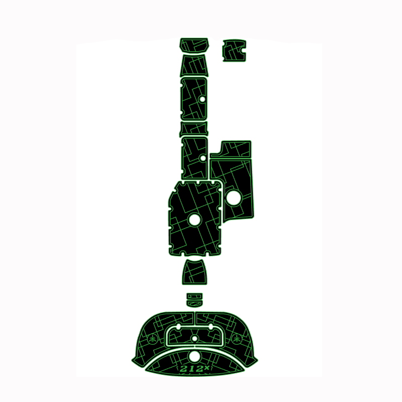 2008 Yahama 212X 212SS Swim Platform Cockpit Pad Boat Kit EVA Boat Flooring Foam Decking Mat  Hzchione Black + Green  