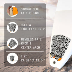 3M Surfboard Eva Camouflage for SUP Board Foot Pads Deck Tail Pads Surf Grip Pad Surf Accessory  Hzchione   