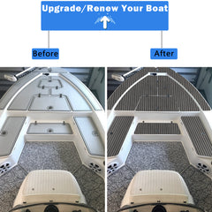 Hzchione EVA Flooring For Boat Non-slip Surfboard Traction Mat Deep Striped Groove  Hzchione   