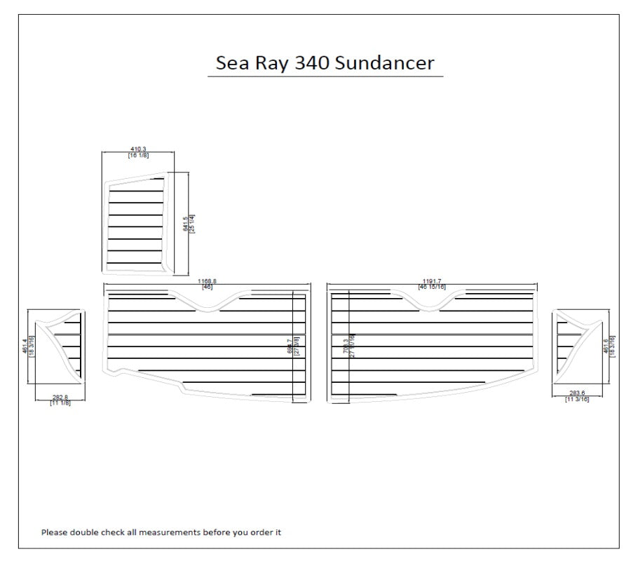 2000 Sea Ray Sundancer 340 Eva Foam Boat Flooring Faux Teak Boat Deck Foam Boat Decking Marine Mat Cockpit Swim Platform Pads  Hzchione   