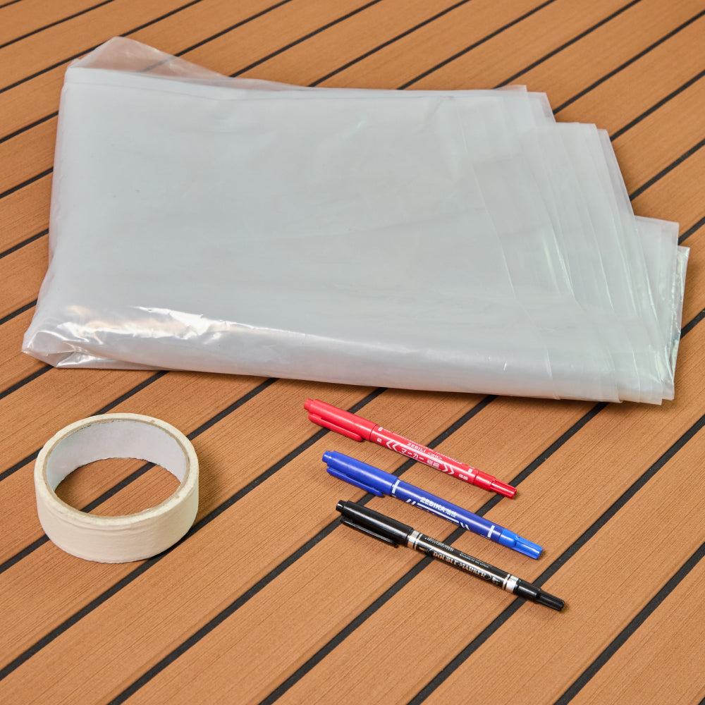 Hzchione Template Tool Kits Film Laminating Tool Kit For Boat Flooring  Hzchione   