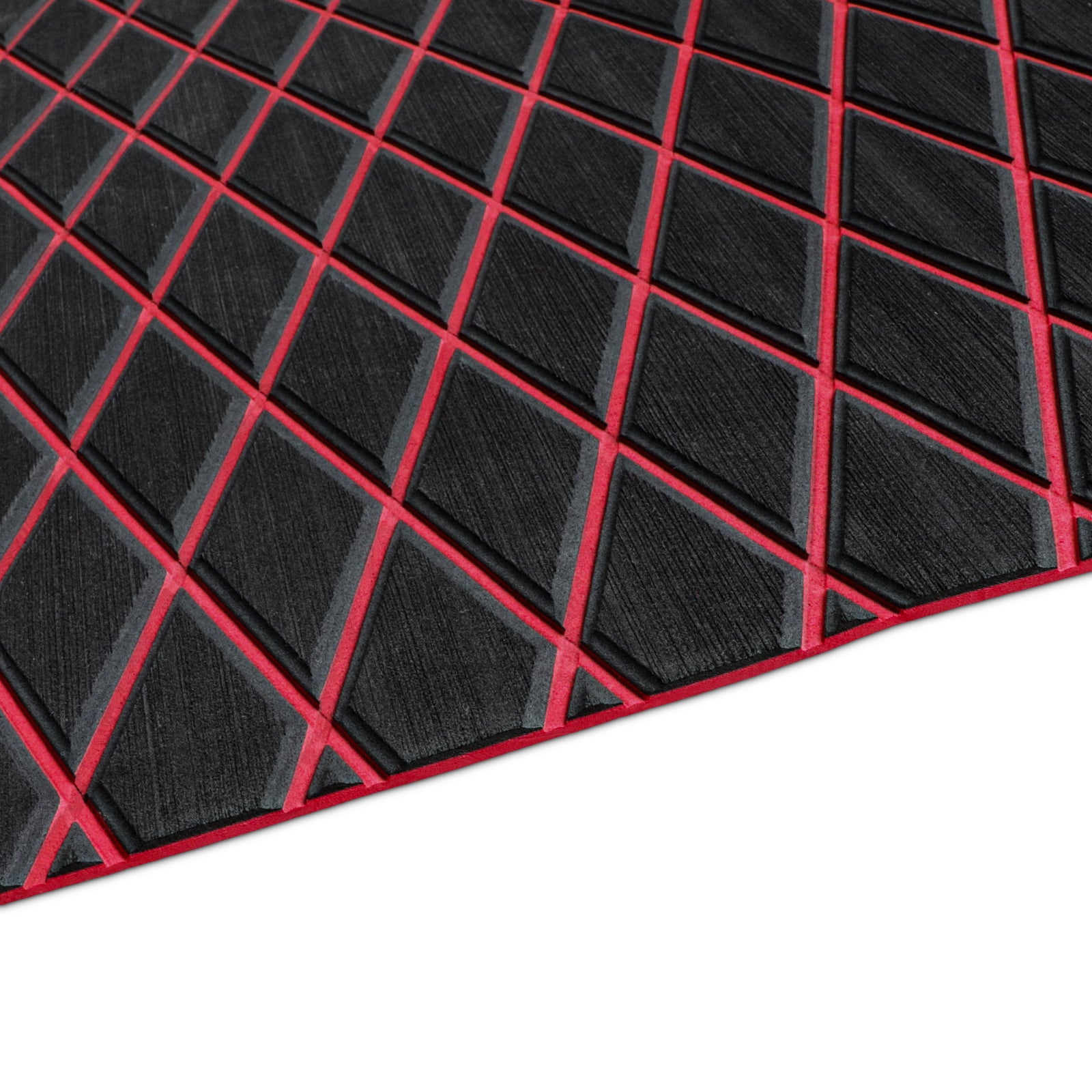 Hzchione EVA Foam Boat Flooring Diamond Pattern Deck Mats 6mm Non-Slip Faux Teak Marine Floor Mats for Yacht Motorboat RV Golf Cart Pool Cooler Top 74.81" x 27.56"  Hzchione   