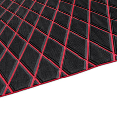 Hzchione EVA Foam Boat Flooring Diamond Pattern Deck Mats 6mm Non-Slip Faux Teak Marine Floor Mats for Yacht Motorboat RV Golf Cart Pool Cooler Top 74.81" x 27.56"  Hzchione   