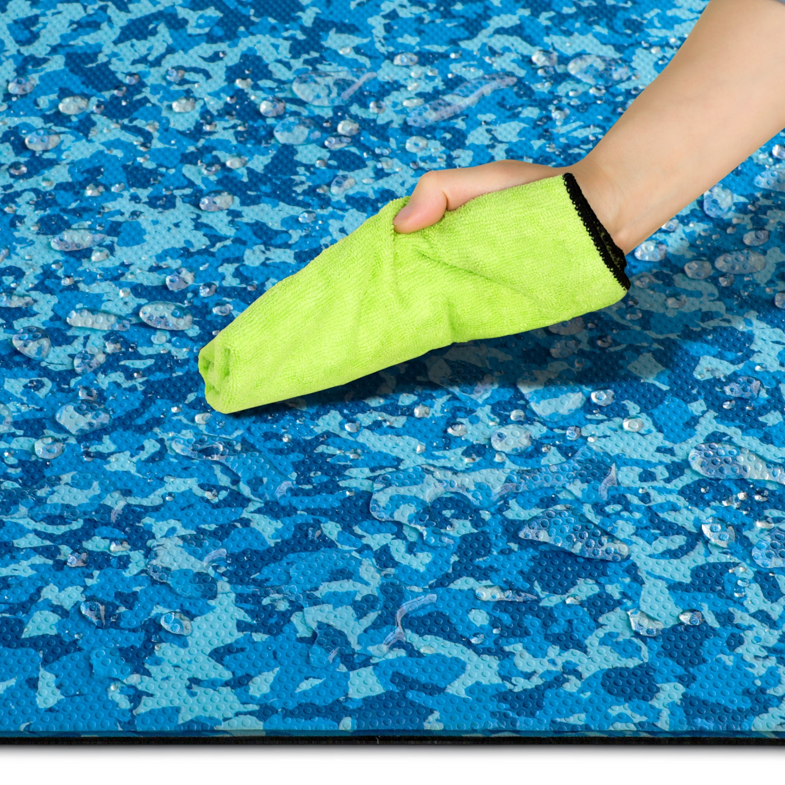 Hzchione Boat Flooring Ocean Camouflage EVA Foam Self-Adhesive Anti Slip Mats Roll Sheet For Yacht RV Golf Cart Pool Cooler Top Hot Pressed Dots Texture  Hzchione   