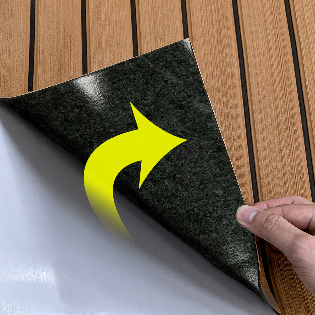 Hzchione EVA Foam Hydroturf Boat Flooring Sea Decking Boats Slotted U-Groove Texture For Yacht Motorboat RV Golf Cart Pool Cooler Top  Hzchione   