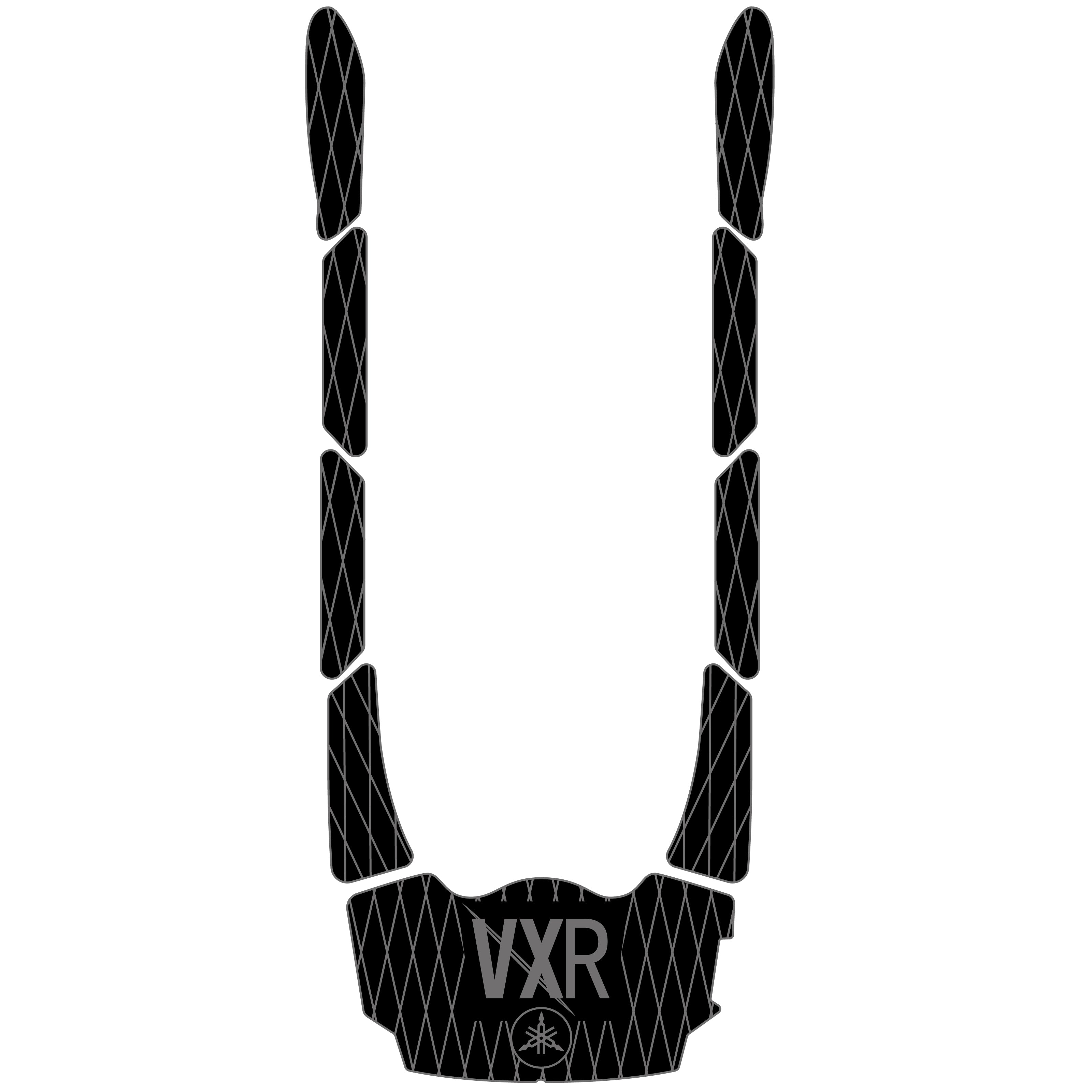 2010-2014 Yamaha VX/VXR/VXS EVA Foam Boat Flooring Jet Ski Traction Mats Hzchione Black Gray-Diamond-VXR
