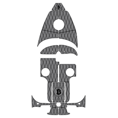Yamaha SR20 Swim Platform Cockpit Pad Boat Kit EVA Boat Flooring Foam Decking Mat  Hzchione Gary + Black  