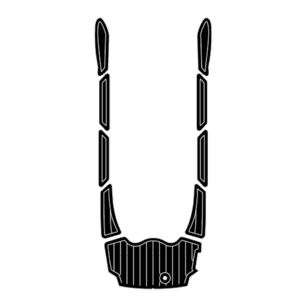 2010-2014 Yamaha VX/VXR/VXS EVA Foam Boat Flooring Jet Ski Traction Mats Hzchione Black Gray