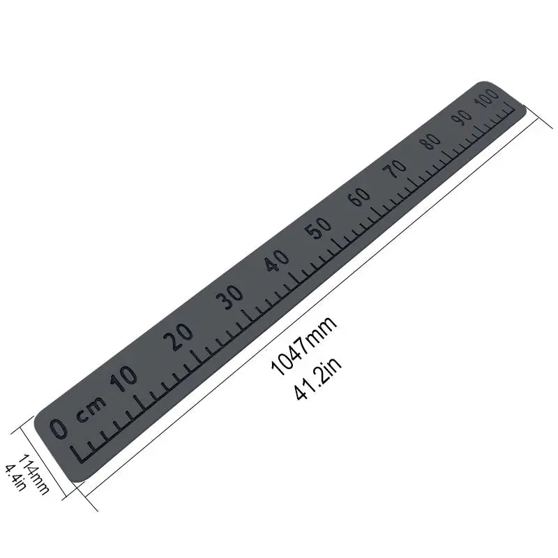 100cm Fish Ruler Fishing Measurement Tool Eva Foam Boat Flooring For Fishing Boat Kayaks Fishing  Hzchione Dark Gray + Black  
