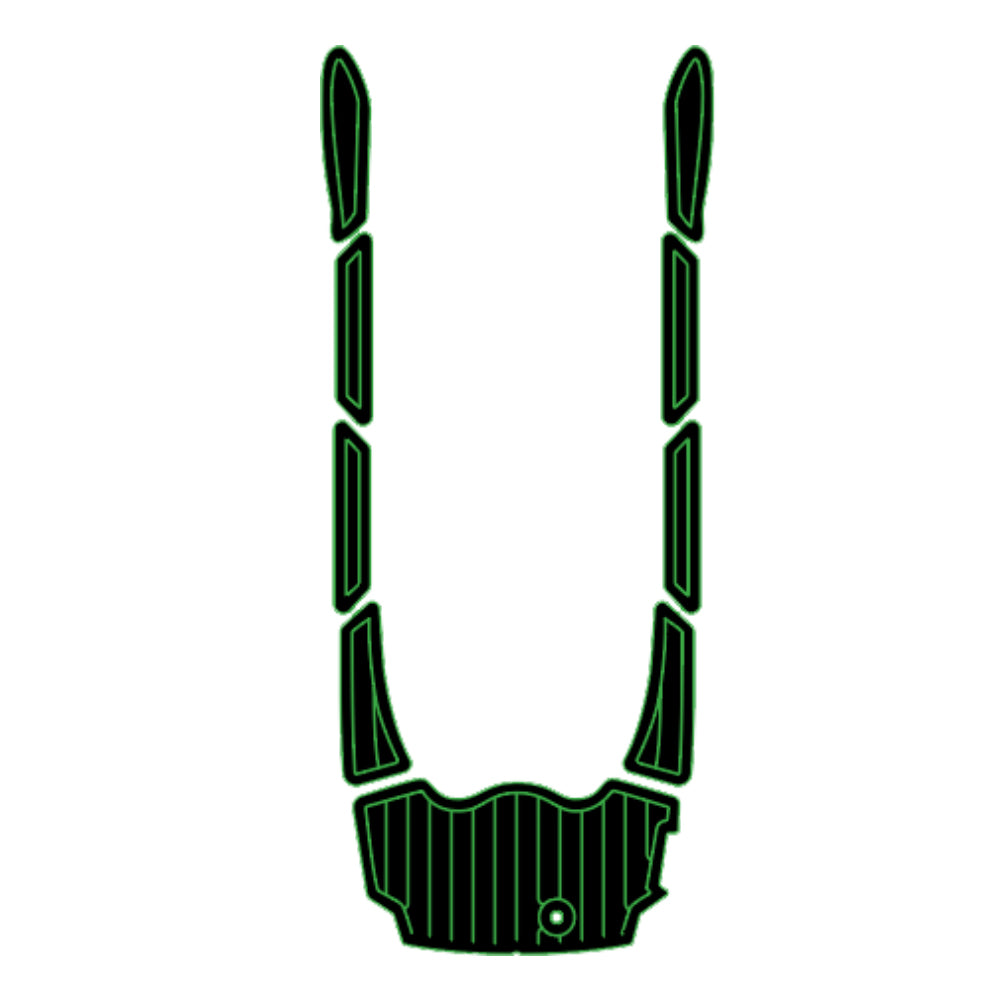 2010-2014 Yamaha VX/VXR/VXS EVA Foam Boat Flooring Jet Ski Traction Mats Hzchione Black Green