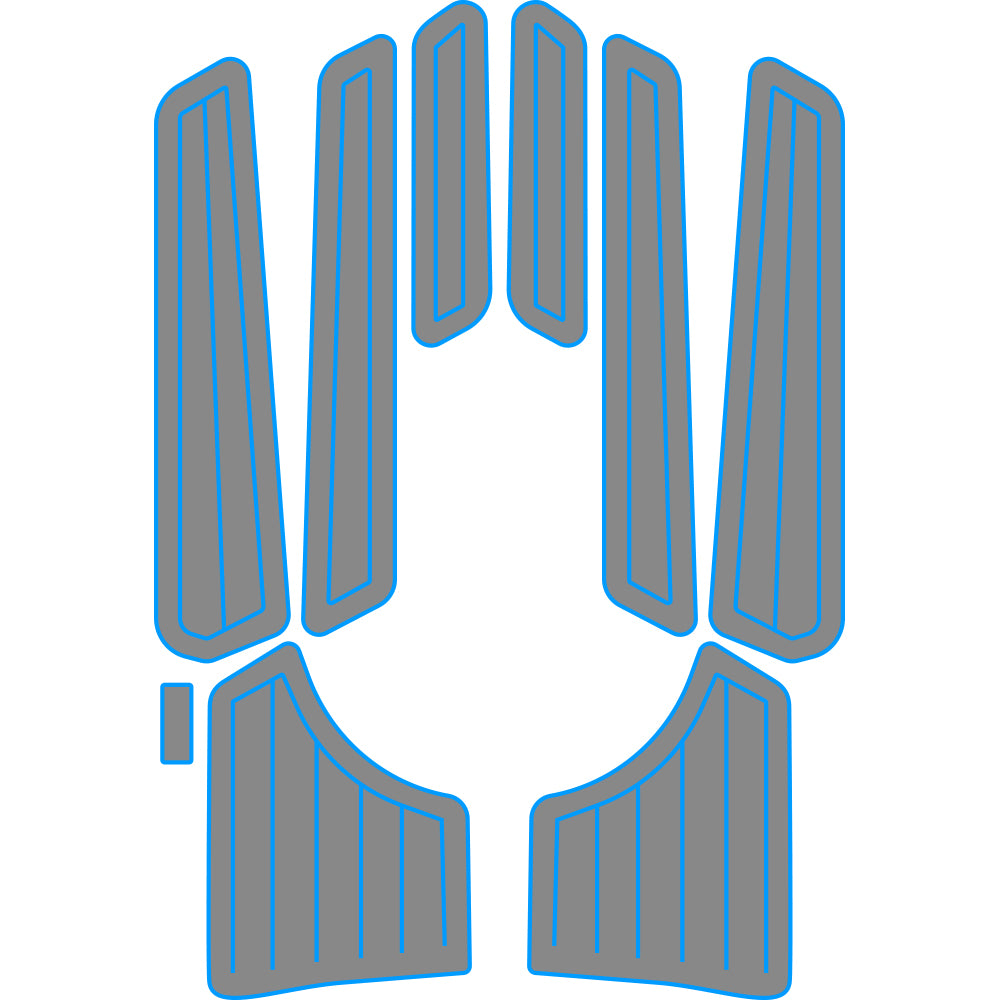 1999-2004 Yamaha XL800 XLT 800 EVA Foam Boat Flooring Jet Ski Traction Mats Hzchione Light Gray Blue