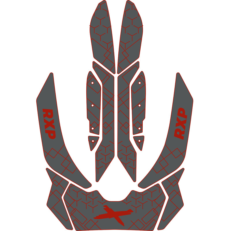 2012-2016 Sea Doo RXP-X 260 Customize Jet Ski Mats Non-Slip Motorboat Traction Mat Hzchione Dark Gray Red-RXP