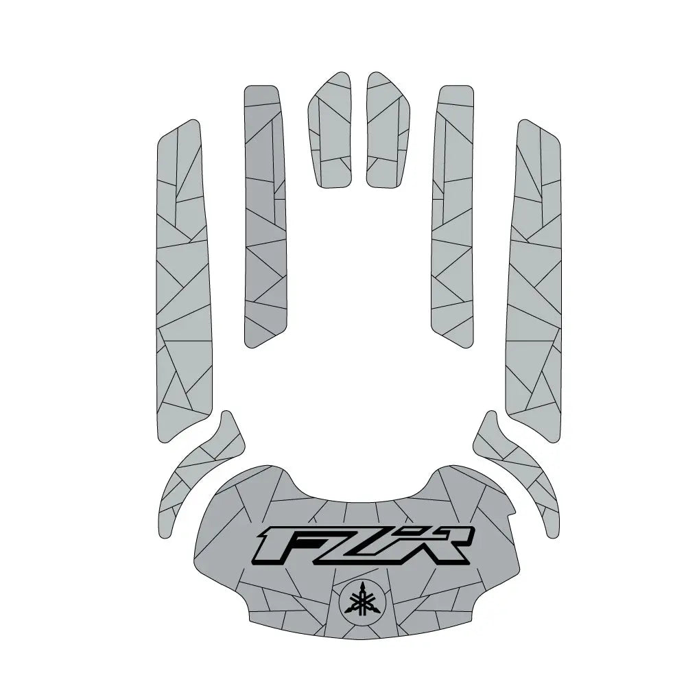 2008-2011 Yamaha WaveRunner FX FX1800 SHO EVA Foam Boat Flooring Jet Ski Traction Mats Hzchione Light Gray Black