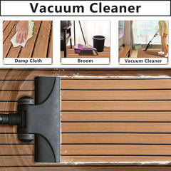 Hzchione Faux Teak Eva Foam Boat Flooring U-Groove Large Size Sheet Material Hzchione