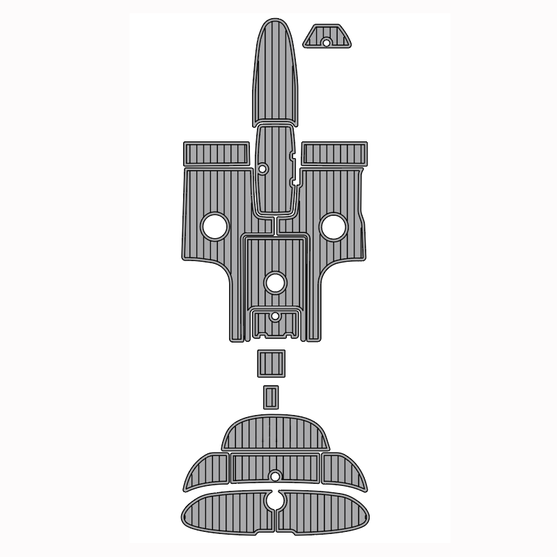 2006 Yamaha SX230 Swim Platform Cockpit Pad Boat Kit EVA Boat Flooring Foam Decking Mat  Hzchione Light Gray + Black  